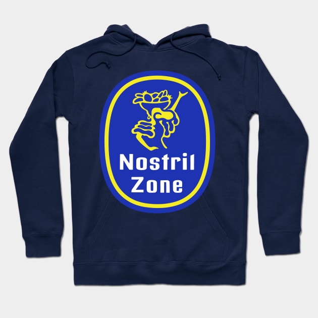 Banana Sticker Nostril Zone Hoodie by LittleCozyNostril